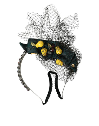 Black Lemons Sizilien Lila Kristall-Haarreif Diadem