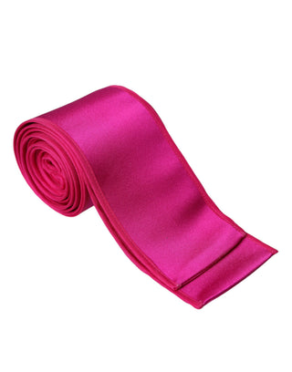 Fuchsia-rosa Seiden-Taillengürtel für Damen