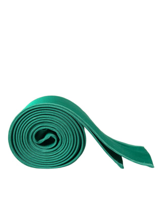 Cinturón de cintura para mujer de satén de seda verde