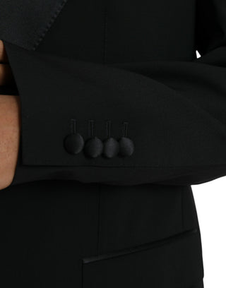 Black SICILIA Single Breasted Coat Blazer