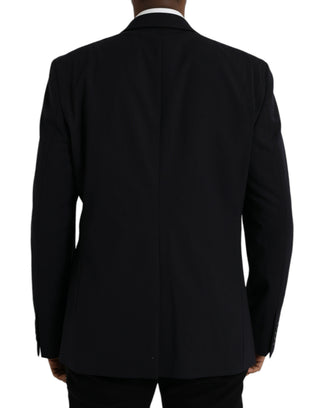 Dark Blue MARTINI Single Breasted Coat Blazer