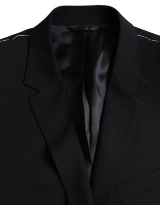 Dark Blue MARTINI Single Breasted Coat Blazer