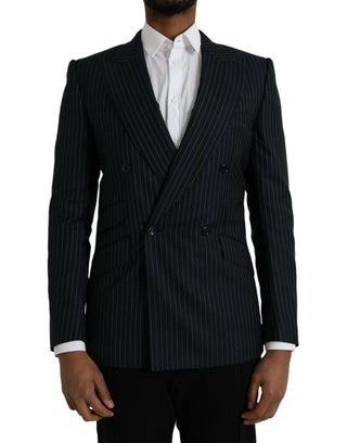 Black Stripe SICILIA Zweireihiger Mantel Blazer