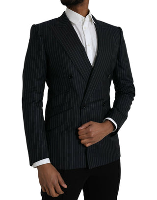 Black Stripe SICILIA Zweireihiger Mantel Blazer