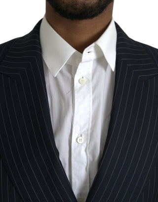 Black Stripe SICILIA Zweireihiger Mantel Blazer