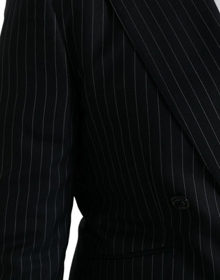 Black Stripe SICILIA Zweireihiger Mantel Blazer