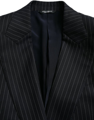 Black Stripe SICILIA Zweireihiger Mantel Blazer