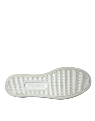 Blaue Kalbsleder-Haar-Leoparden-Sneaker