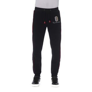 Schwarze Sporthose aus Baumwolle für Herren