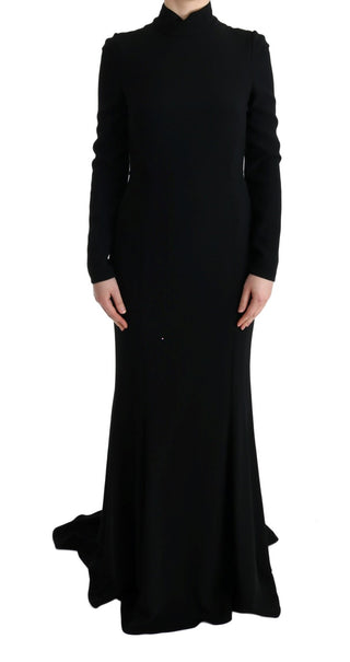 Vestido Largo Ajustado Negro