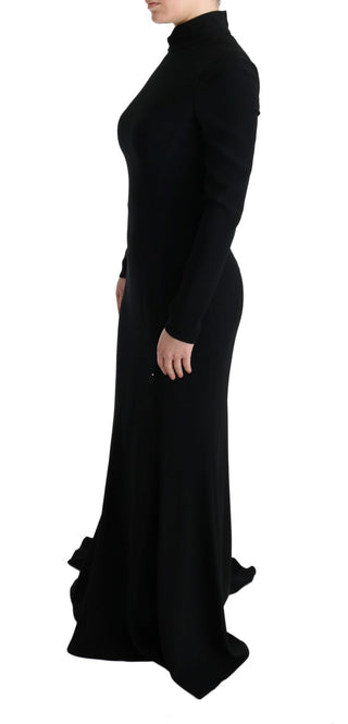 Vestido Largo Ajustado Negro