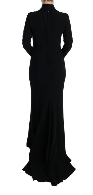 Vestido Largo Ajustado Negro