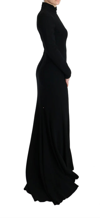 Vestido Largo Ajustado Negro