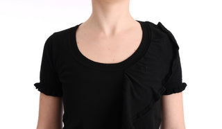 Schwarze Bluse/Shirt aus 100 % Wolle