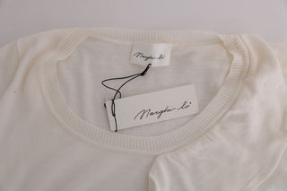 Blusa T-shirt Blanca 100% Lana