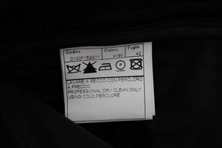 Pantalones Casual de Algodón Ajustados Negros