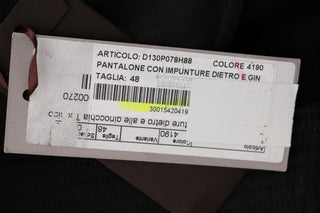 Pantalones Casual de Algodón Ajustados Negros