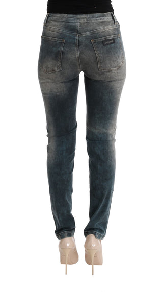 Blue Jeans aus Baumwollmix im Slim Fit