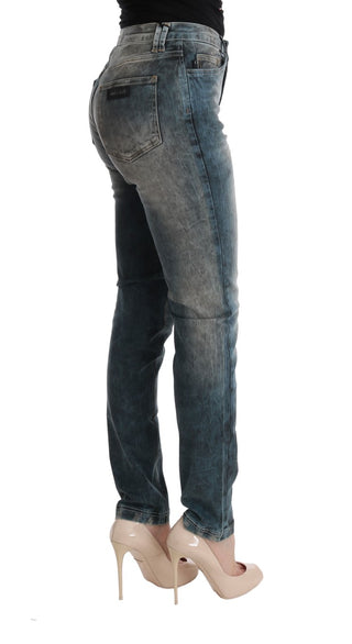 Blue Jeans aus Baumwollmix im Slim Fit
