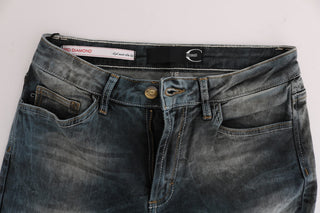 Blue Jeans aus Baumwollmix im Slim Fit