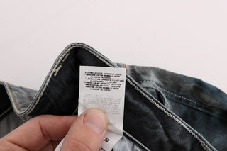 Blue Jeans aus Baumwollmix im Slim Fit