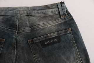 Blue Jeans aus Baumwollmix im Slim Fit