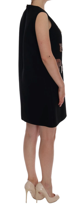Vestido de Encaje Negro "SOY UNA PRINCESA" con Cristales