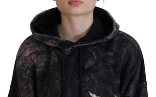 Mehrfarbiger Hoodie aus Baumwolle
