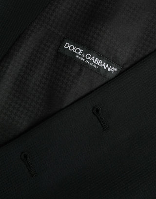 Chaleco formal negro de lana para vestir
