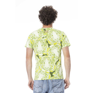 Grünes Baumwoll-Herren-T-Shirt
