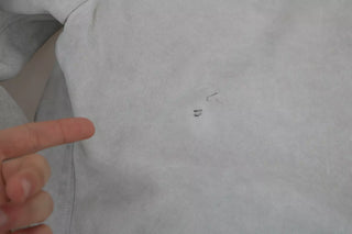Lederweiße Biker Motorradjacke