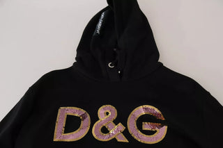 DG Pailletten-Kapuzenpullover