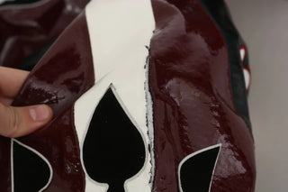 Schwarze Bordeaux Hooded Leather DG King of Love Jacke