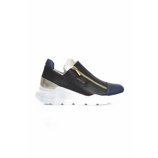 Black Goatskin Women Sneaker