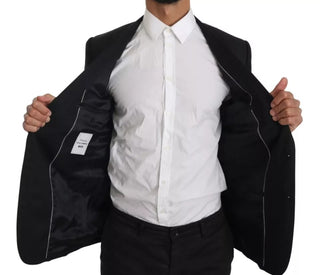 Chaqueta blazer delgada negra MARTINI