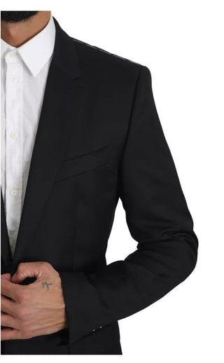 Chaqueta blazer delgada negra MARTINI