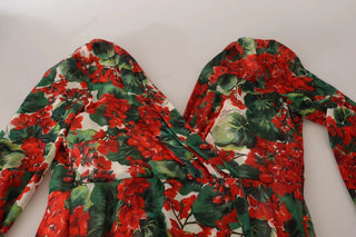 Mehrfarbiges Shift-Kleid mit Portofino-Print