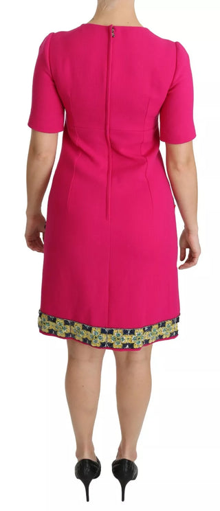 Rosa Italia Forever Kristall-Scheidenkleid