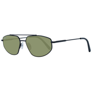 Schwarze Metallsonnenbrille