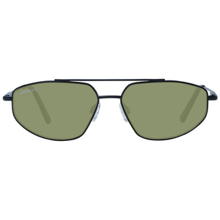 Schwarze Metallsonnenbrille
