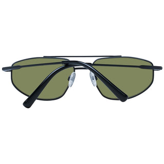 Schwarze Metallsonnenbrille