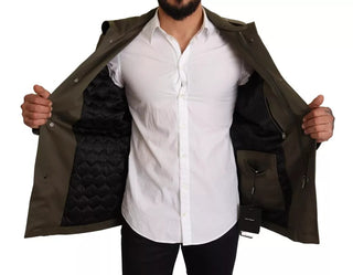 Grüner Baumwoll-Blouson „DG Love“ Jacke