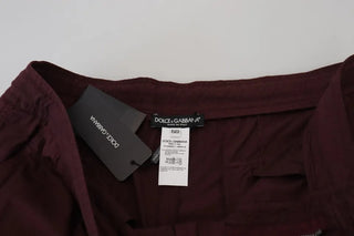 Bordeaux Cargo Jogger Baumwollhose