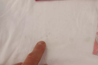 Weißes Sartoria T-Shirt mit breitem Kragen und Knöpfen