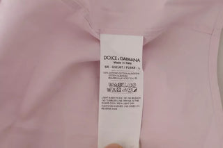 Hellrosa Baumwollkleid formelles Herrenhemd GOLD