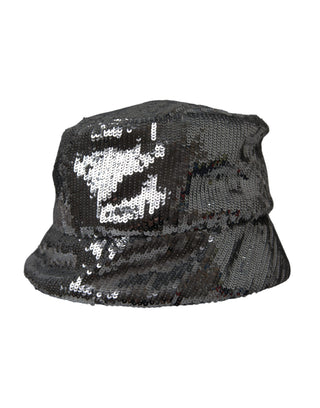 Silberner Pailletten-Nylon-Anglerhut für Herren
