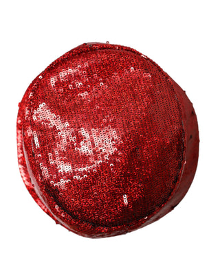 Roter Pailletten-Nylon-Fischerhut für Herren