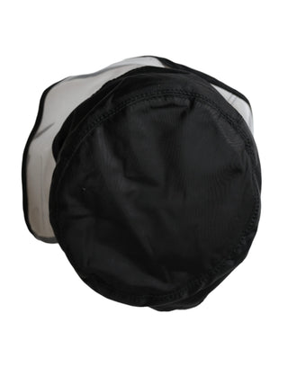 Sombrero tipo bucket para hombre de plástico poliéster negro