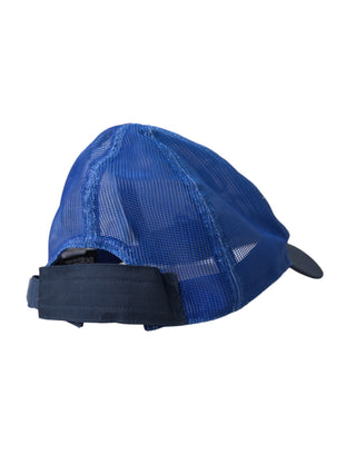 Blau Weiß Schwarz Italien Mesh Baseballmütze