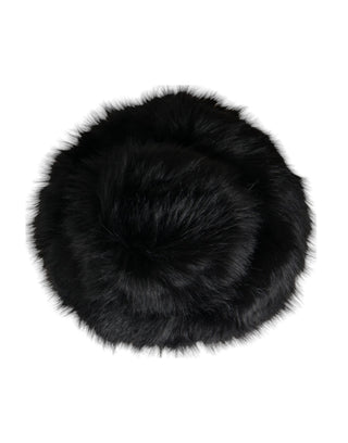 Sombrero tipo bucket para mujer de piel sintética negra